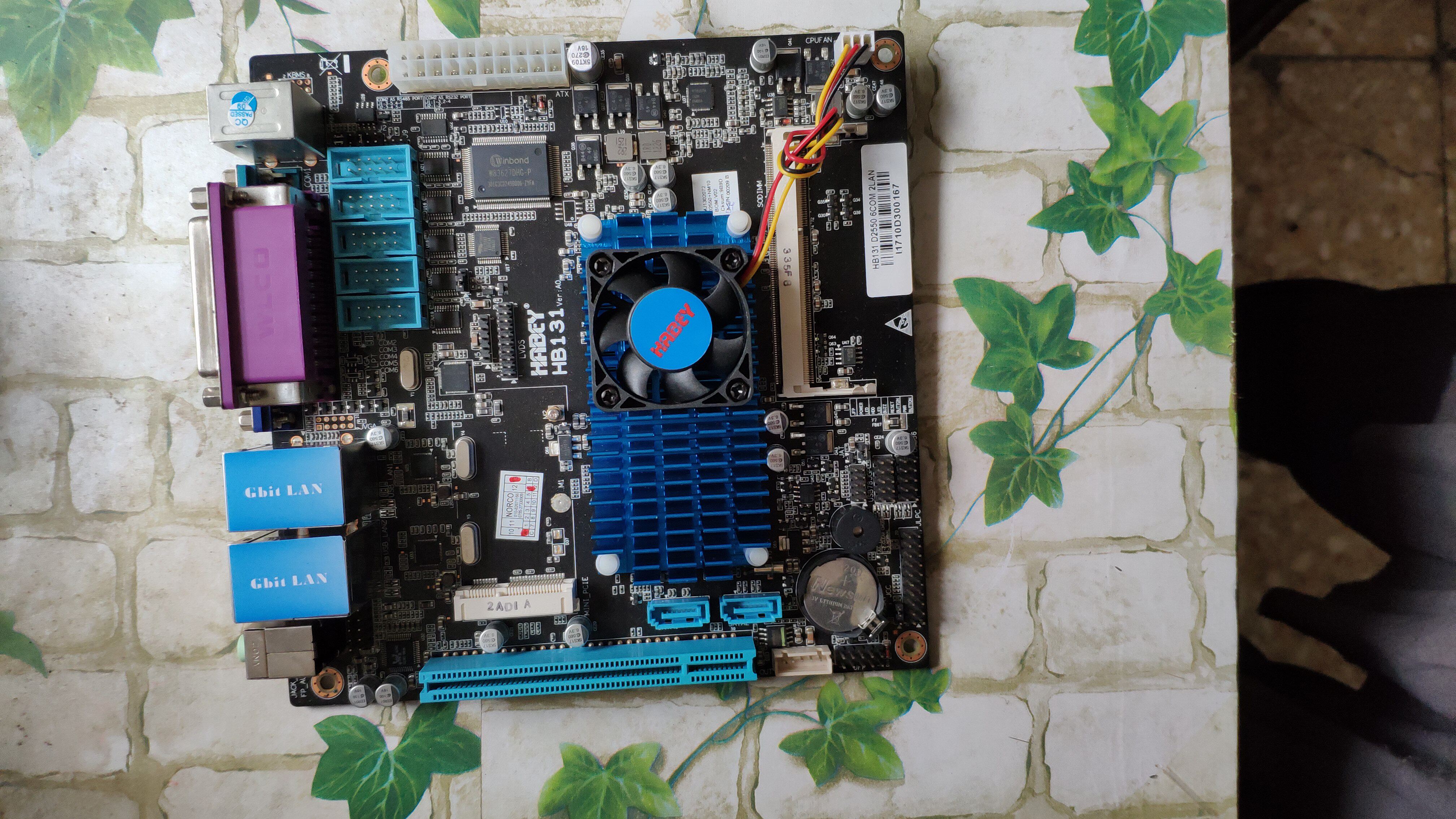 包邮HB131 D2550处理器DDR3 迷你-ITX工控主板双网口千兆网带6com|msdalam kategori Perkakasan komputer/monitor/Komputer Zhou Bian, motherboard - dari Buy2taobao.com untuk memberikan perkhidmatan ejen Taobao profesional membeli