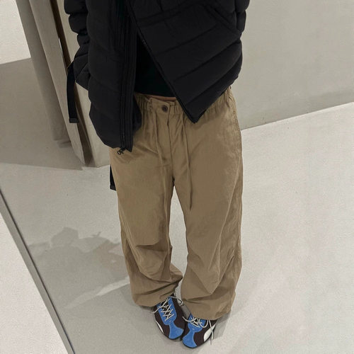 JVV十三行女装2026秋冬新款户外运动风直筒长裤百搭休闲裤女73058