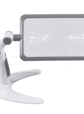 高清手持台式多功能48LED灯冷暖光放大镜老人阅读看书维修方形镜