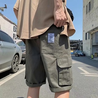 2025夏季新款高街短裤男潮流五分港风短裤ins外穿宽松工装休闲裤