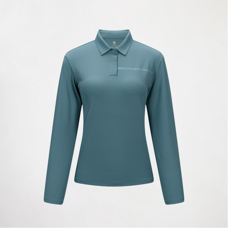 正品卡尔美女款长袖T恤户外休闲运动服上衣透气吸汗可外穿春秋款