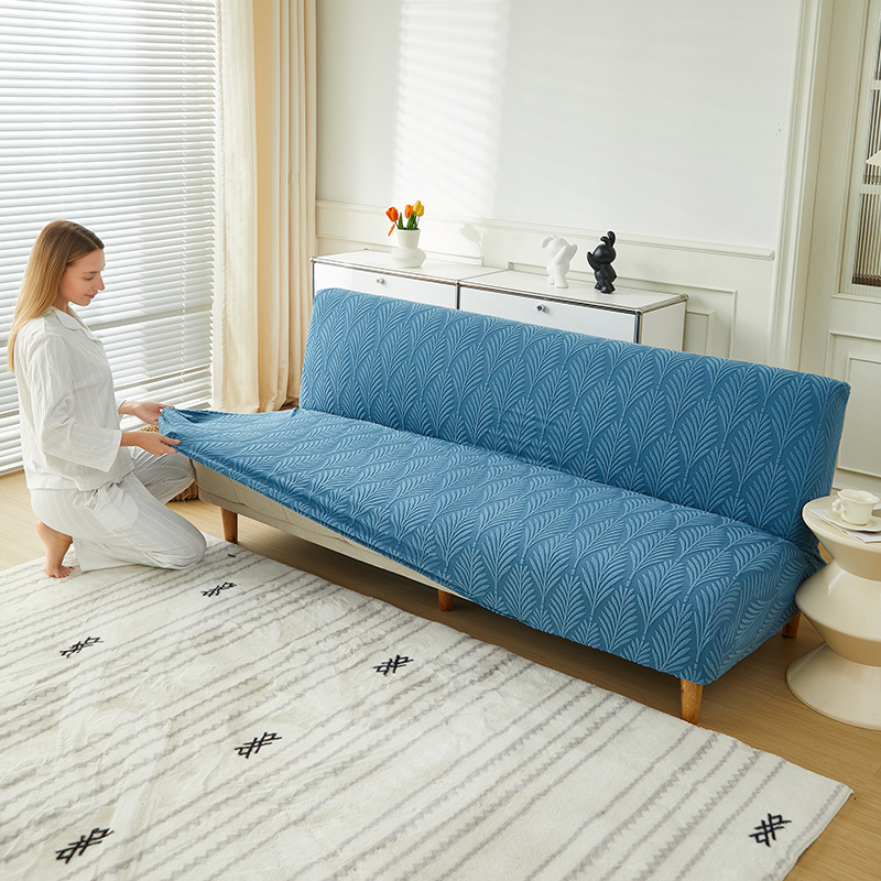 无扶手折叠卍能沙发床套高级感弹力沙发罩四季通用防尘罩新款轻奢