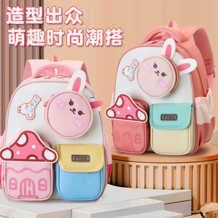 新款 4岁中小班护脊轻便减负卡通男双肩背包 可爱幼儿园书包女孩2