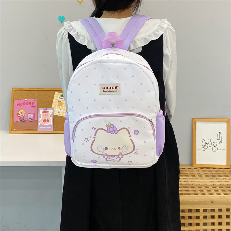 吉吉向上原创可爱双肩背包