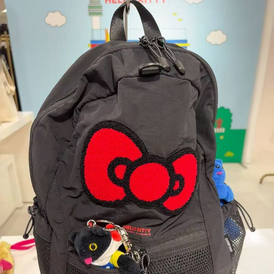 可爱凯蒂猫HelloKitty双肩包书包女初中生大学生大容量背包ins风