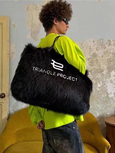 TRIANGLE PROJECT 刺绣手拎手提单肩托特包男女大包