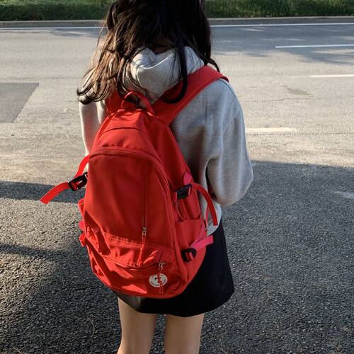 百搭大容量书包学院风揹包女