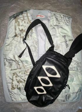 xskr MSCHF韩国小众设计RHOMBUS MINI BACKPACK皮质拉链双肩包