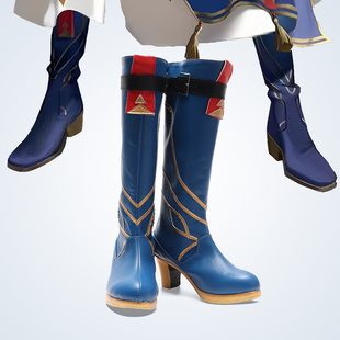 cosplay鞋子靴子代号鸢孙权文丑cos鞋定制动漫鞋高跟增高来图定做