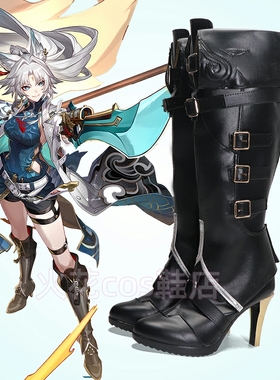 cosplay鞋子靴子崩坏星琼铁道飞霄cos鞋定制高跟大码增高来图定做