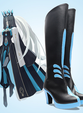 cosplay鞋子靴子fate grand order fgo摩根cos鞋定制高跟来图定制