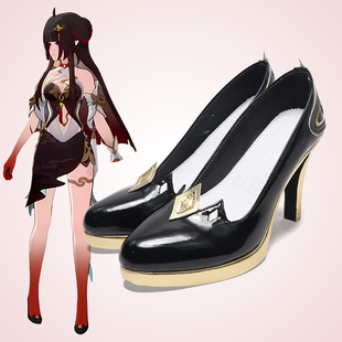 cosplay鞋崩坏星琼铁道灵砂cos鞋定做高跟漫展动漫鞋大码增高定制