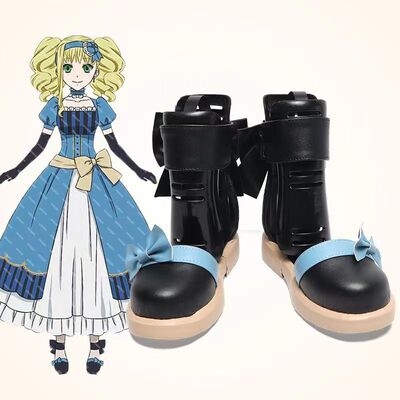 伊丽莎白蓝礼服cosplay鞋子