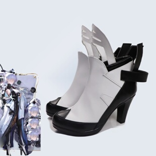 cosplay鞋胜利女神妮姬 Nikke娜由塔那由他cos鞋定制大码增高高跟