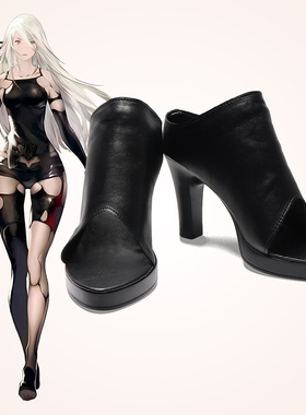 cosplay鞋子尼尔机械纪元A2尤尔哈cos鞋定做高跟增高万用来图定制
