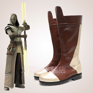 cosplay鞋星球大战圣殿守卫cos鞋定制漫展大码增高动漫鞋来图定做