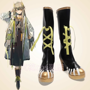 cosplay鞋明日方舟缪尔赛思cos鞋增高高跟大码漫展动漫鞋来图定制