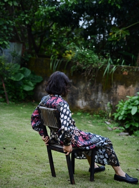 现货marginal man  tlonely1 100%苎麻 连衣裙长开衫两穿