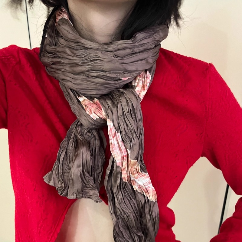冬季小众设计师款围巾