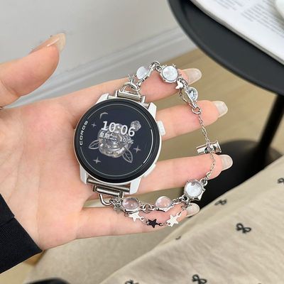 适用高驰corospace3表带PACE2双排串珠链式APEX2猫眼石2pro腕带