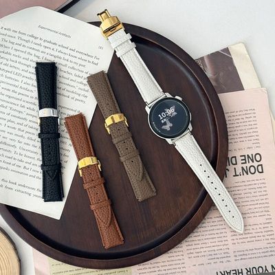 适用高驰corospace3表带新款蝴蝶扣pace2荔枝纹apex2皮质2pro腕带