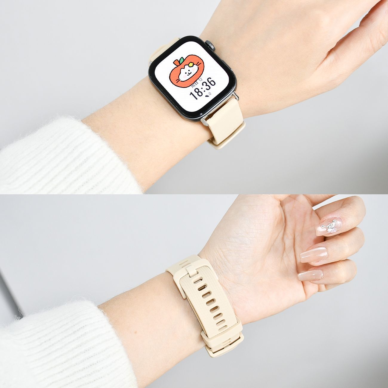 适用荣耀亲选ROSSINI智能手表2i表带格纹硅胶款替换带KCH-WB00链