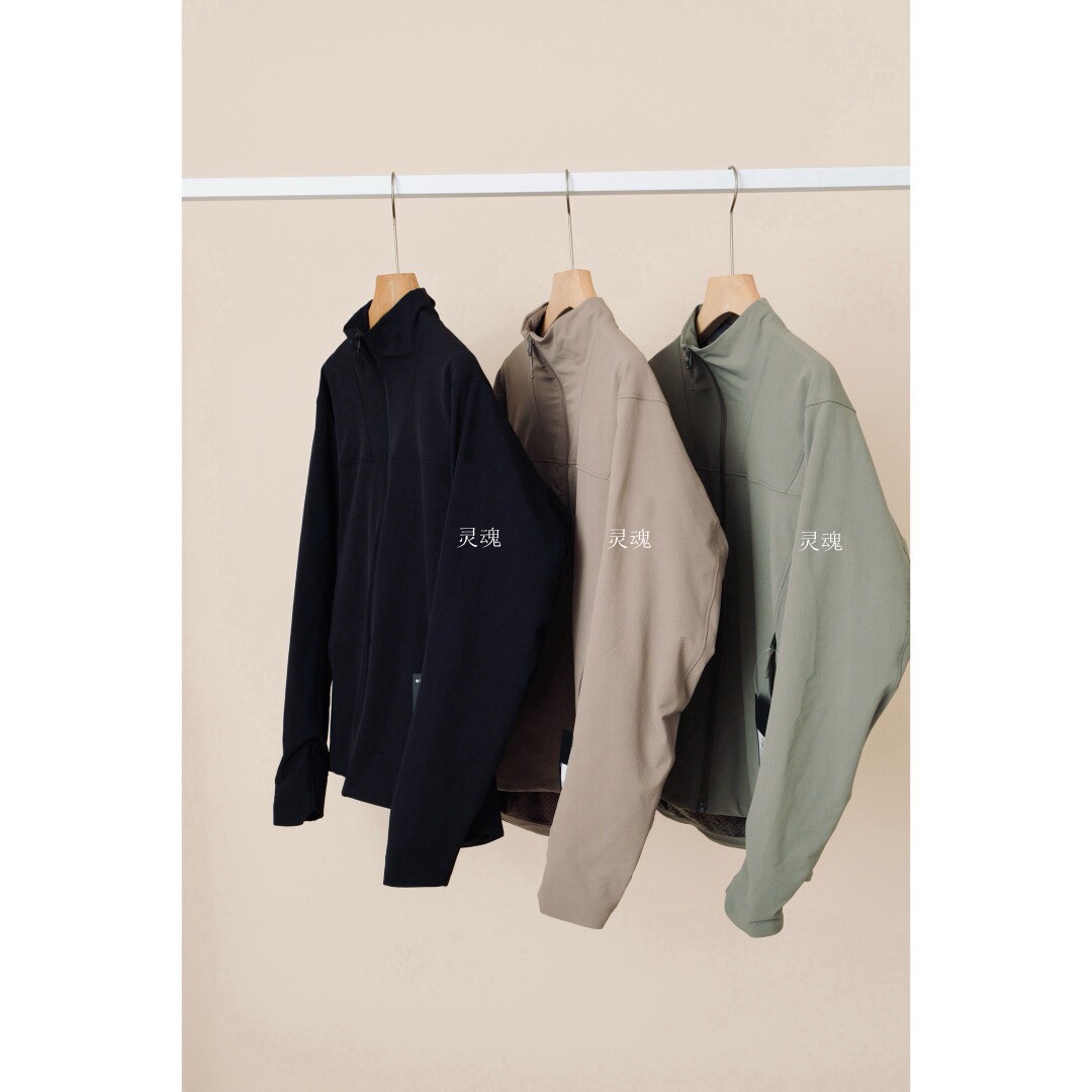 EPSILON Jacket户外防风防泼水耐磨拉链透气软壳衣立领夹克外套男