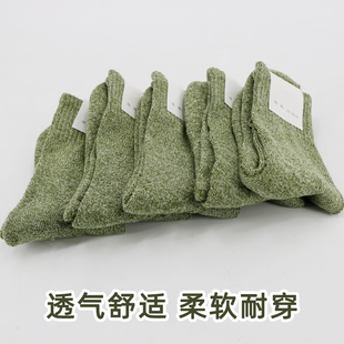正品毛巾袜亚麻透气棉加厚吸汗袜子男女棉运动袜制式毛巾冬袜A-03