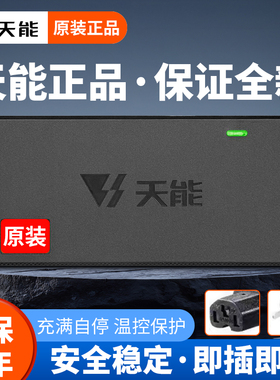 天能充电器电动车电瓶电池充电器48V12A60V20A72V32A爱玛三轮通用