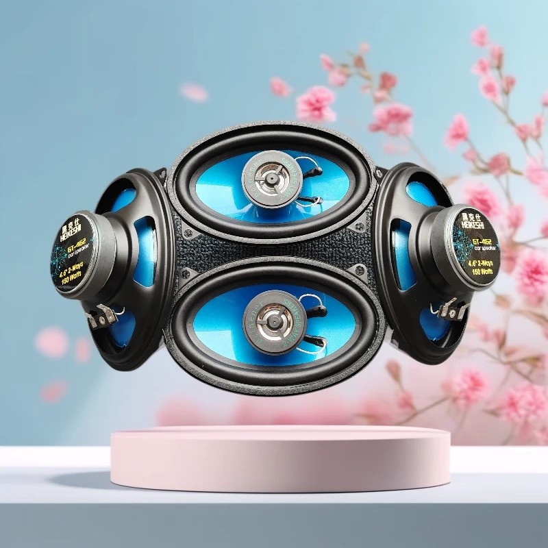 4x6寸汽车喇叭4欧高低音同轴