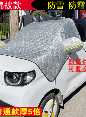 电动四轮车遮阳特厚小蚂蚁今日阳光防晒防霜防冻防雪前挡风玻璃罩
