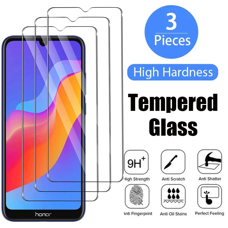 3Pcs Tempered Glass For Honor X5 X6 X7 X8 X9 X7A X8A Screen