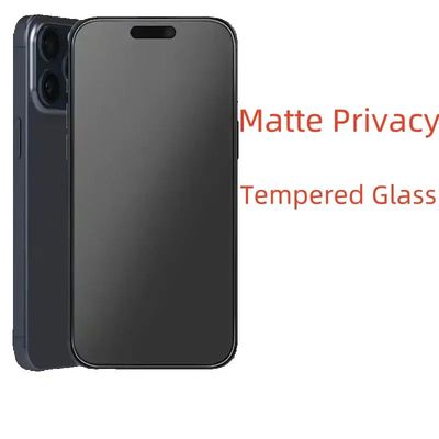Matte Privacy Tempered Glass For iPhone 16 15 14 13 11 13 Pro Max X XR XS Max Glass