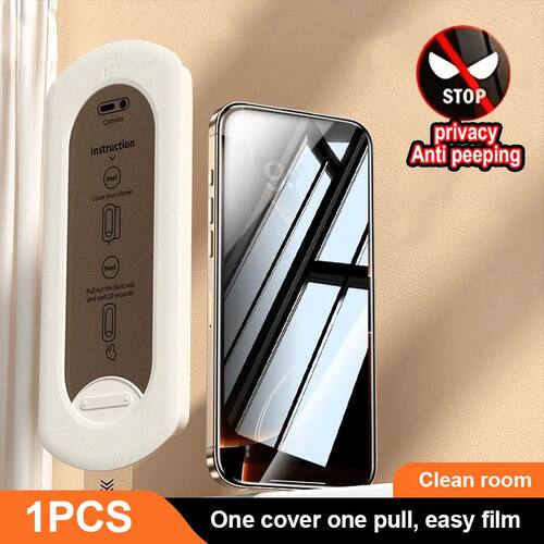 HD/Privacy Screen Protectors For IPhone 17/16/15/14/13 Pro/Promax Dust-Free Cabin Protection Sticker