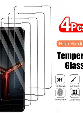 4PCS Tempered Glass For Asus Zenfone 8 9 ROG Phone 7 6 Pro 5