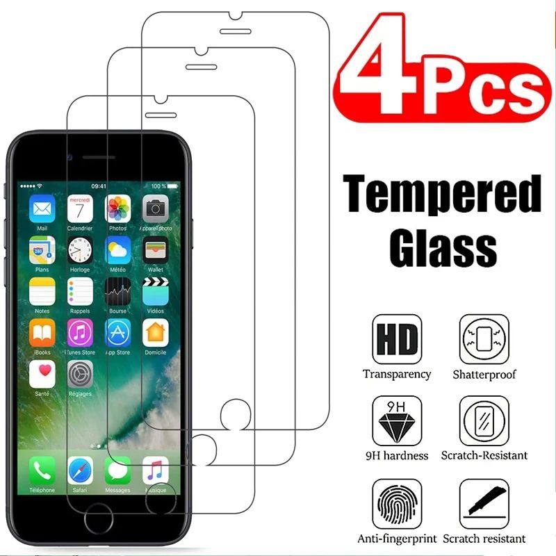 9H Not full Screen Protector For iPhone 6 6S 7 8 SE 2020 SE