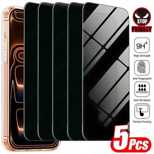 1-5PCS Full Cover Privacy Screen Protector For iPhone 17 Pro