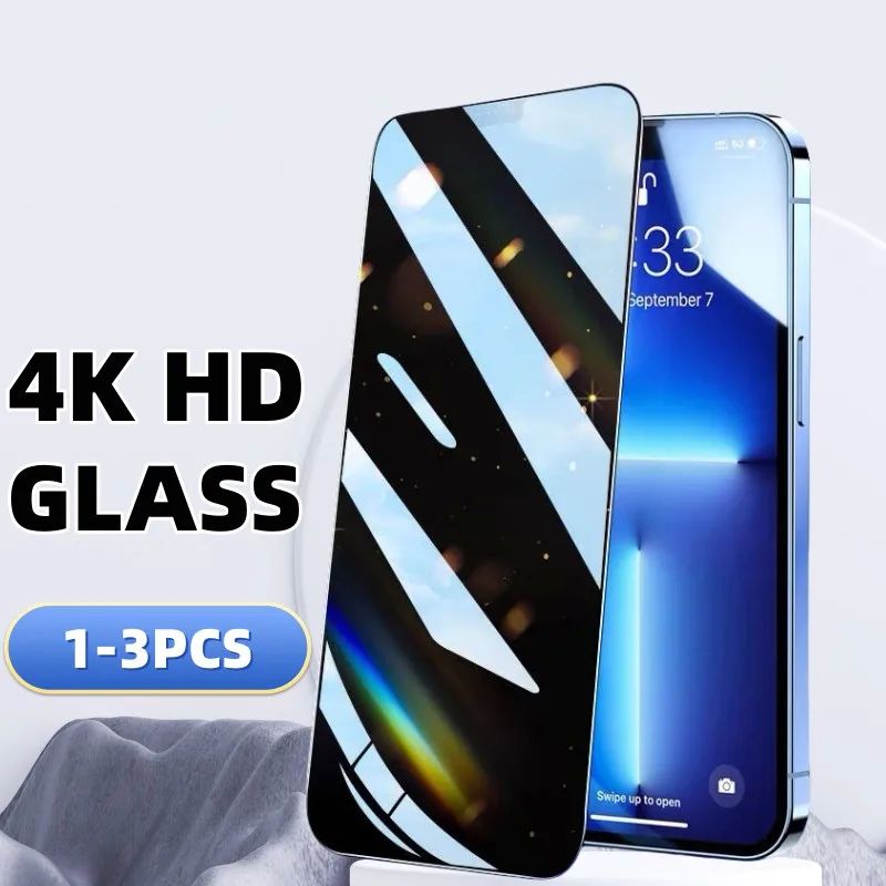 1-3PCS 4K HD Screen Protector glass for iphone 13 14 15 16 1