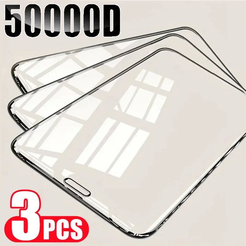 3Pcs Tempered Glass for iPhonePro Max Mini  Full Cover Screen Protector for IPhone  PRO XR X XS MAX