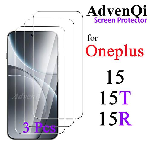 3Pcs For Oneplus 15 15T 15R Tempered Glass Screen Protector