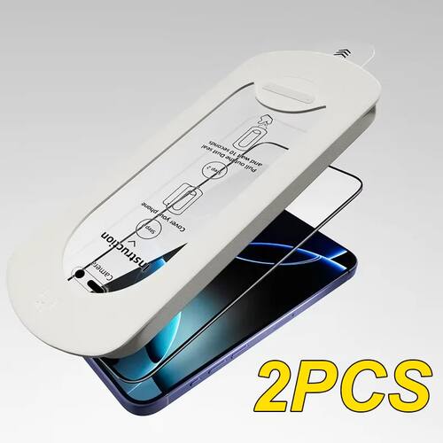 For iPhone  Screen Protector Tempered Film 17Pro 17Air 17 fingerprint-resistant Installation tools
