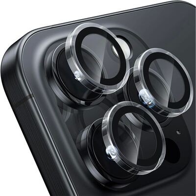 Black Titanium Camera Lens Protector Cover For iPhone 17 16e
