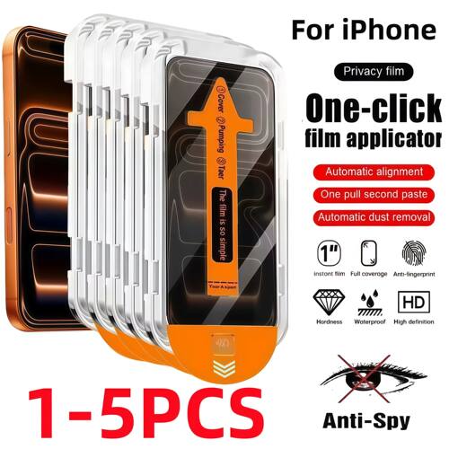 1-5pcs Privacy Protective Film Screen Protector for iPhone 1