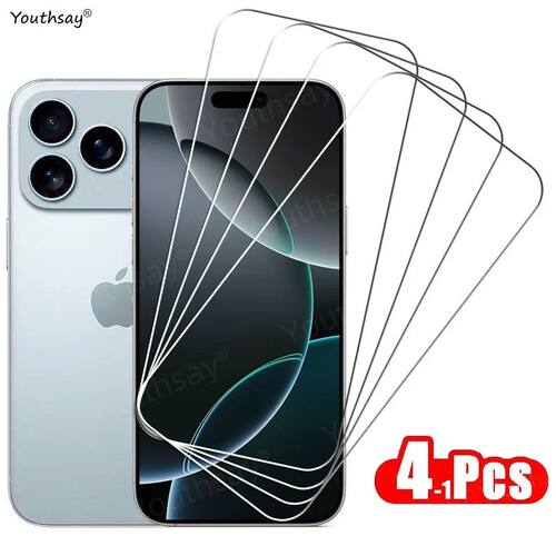 Full Clear Tempered Glass For iPhone 17 Pro Max Screen Prote