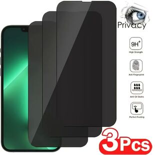 3PCS Privacy Screen Protectors for iPhone 11 12 13 14 15 16