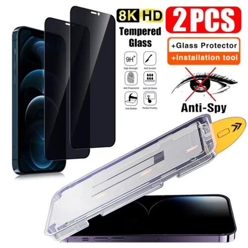 2Pcs Privacy Tempered Glass Screen Protector for IPhone 15 1
