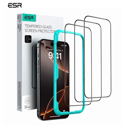 ESR Tempered-Glass Screen Protector iPhone 13/14/15/16/17 Pr