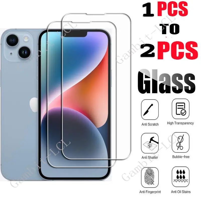 1-2PCS For Apple iPhone 14 Pro Max 13 12 11 Mini XR XS 7 8 P