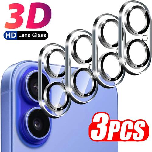 3PCS Tempered Glass Camera Lens Protectors for iPhone 17 ProMax17 Pro17 16  HD Clear Waterproof Lens