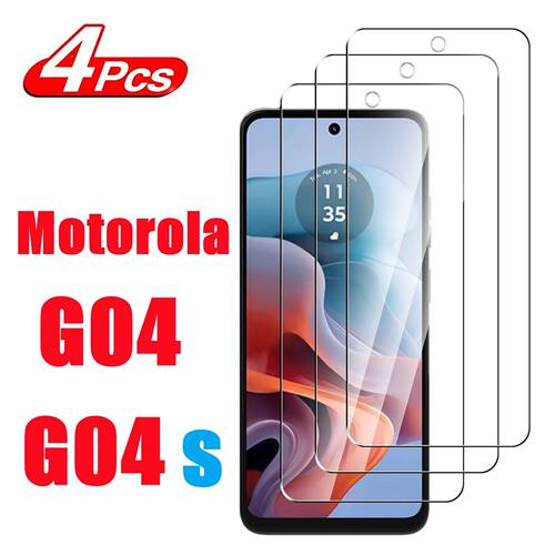 2/4Pcs For Motorola Moto G04s 5G Screen Protector Glass Film